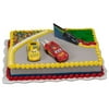 1/8 Marble Sheet Cake with Cars 3 Kit and Buttercream Frosting