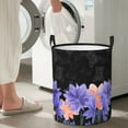 thumbnail image 6 of ZICANCN Watercolor Floral Motif Laundry Basket Organizer, Dirty Clothes Hamper for Bathroom Kids Girls Boys Laundry Hamper Small, 6 of 7