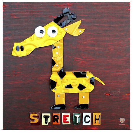 Stretched Canvas Poster - Great BIG Canvas | Rolled David Bowman Poster Print entitled Stretch the Giraffe