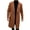 Brown, variant on Mens Blazer Coat Long Trench Coats Notched Collar Peacoat Single Breasted Outwear Winter Coat Classic Wool Coat Fleece Dressy Pea Coat Business Outfits(Black,M)