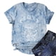 thumbnail image 5 of Camiseta de mujer, divertida y linda camiseta de manga corta, camiseta teñida con lazo, blusa, regalo para mujer Fridja  ghk4337, 5 of 6