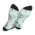 thumbnail image 5 of KLL World Travel Map Print Cool Socks Men's Women's Crew Socks Funny Crazy Novelty Stockings, 5 of 7