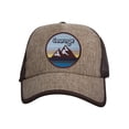 thumbnail image 1 of Top Headwear Courage Patch Straw Adjustable Trucker Hat - Natural/Brown, 1 of 2