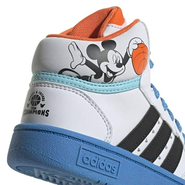 Tenis Adidas Hoops 3.0 MID Mickey para Ninos 17 A 21.5. GY6634 blanco 21.5 Adidas GY6634 HOOPS 3.0 MID MICKEY Bodega Aurrera en linea