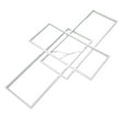 thumbnail image 1 of LED Ceiling Light, 3 Layer Rectangular Flush Mount Lighting Fixture Ceiling Lamp Practical Dimmable Modern LED Ceiling Light with Remote for Bedroom Living Room, 1 of 7