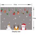 thumbnail image 3 of Pegatinas navideñas para ventana, Papá Noel, reno, muñeco de nieve, vinilo extraíble, árbol de Navidad, bricolaje, pared, ventana, puerta, Mural, pegatina para escaparate, 3 of 3