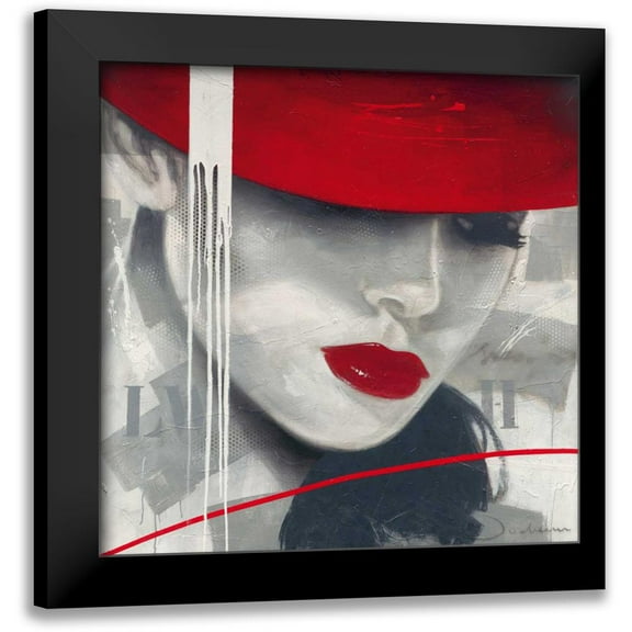 Bakker, Jochem 12x12 Black Modern Framed Museum Art Print Titled - Glamorous I
