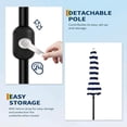thumbnail image 5 of EastVita 9FT Outdoor Patio Umbrella Outdoor Table Umbrella Market Umbrella With Push Button Tilt and Crank Navy Blue, 5 of 6