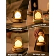thumbnail image 6 of YZEGDCH Super Cute Ghost Campfire Lamp, Christmas Halloween Decor, Halloween Night Light, Adjustable Dimmable Rechargeable Light Gifts for Kids, Girls, Boys Women Men, Under 10, 6 of 8