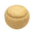 thumbnail image 1 of Tea Leaf Storage Jar Food Storage Container Bamboo Woven Basket Handmade Basket, 1 of 3