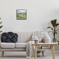 thumbnail image 3 of Stupell Industries Scenic Countryside Sloped Hills Distant Rural Cottages Painting Gray Framed Art Print Wall Art, Design by Ziwei Li, 3 of 5