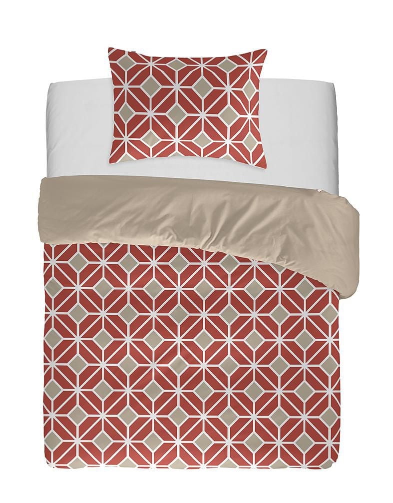Gouchee Home Komet Geometric Print Cotton Duvet Cover Set