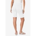 thumbnail image 2 of Roaman's Women's Plus Size Everyday Essential Stretch Bike Shorts, 2 of 6