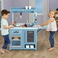 thumbnail image 4 of Little Tikes 25-Piece First Prep Kitchen - Blue, 4 of 6