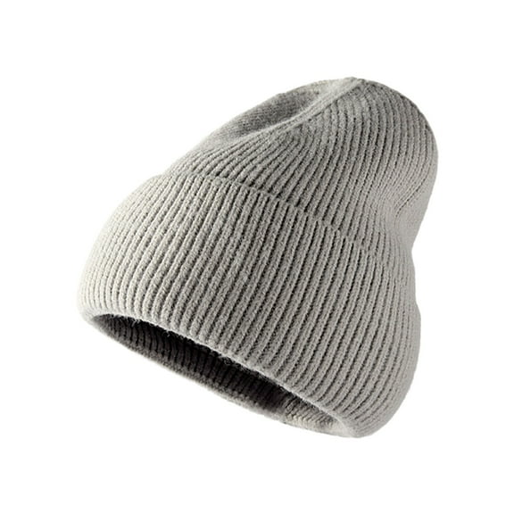 beishanbush Clothing 2025 Baseball Caps Women's Fashion Casual Woolen Hat Solid Warm Outdoor Knitted Hat Silver