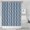 Blue Geometric Striped-1, variant on Blue Geometric Striped Pattern Shower Curtain 36"x72" ,Bathroom Decorative Shower Curtains Set with 12 Hooks,Modern Waterproof Washable Shower Curtain