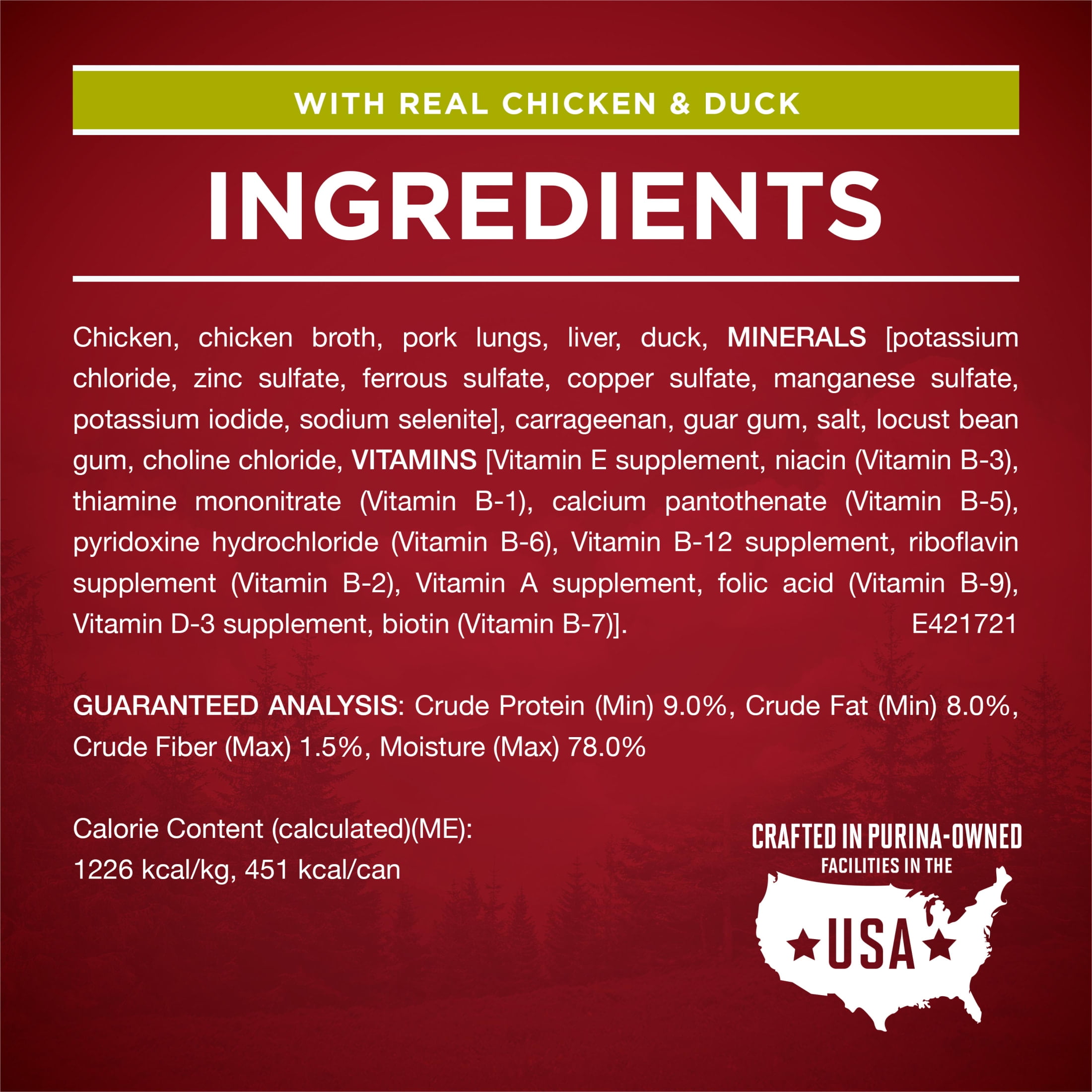 (4 pack) Purina ONE True Instinct Classic Ground Grain-Free Formulas With Real Turkey and Venison, and With Real Chicken and Duck Wet High Protein Dog Food Variety Pack