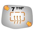 thumbnail image 2 of Convex Power Passenger Side Replacement Mirror Glass for 2011-2013 Honda Odyssey W/O Baking Plate, 2 of 3