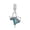 1-3 Texas Mountain, variant on Texas Charms for Bracelet 925 Sterling Silver Turquoise Mountain Texas Map Charm Beads Jewelry for Women Love TX Birthday Christmas Gifts
