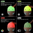 thumbnail image 4 of Luz de noche para niños, luz de noche de bebé dinosaurio, lámpara táctil recargable de niño y niña, luz de noche led de silicona portátil, luz de noche usb, regalo iluminar Feliz Sencillez, 4 of 5