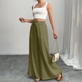 thumbnail image 5 of RongHuan Wide Leg Pants for Womens 2026 High Waisted Dress Pant Flowy Work Business Palazzo Pants with Pockets, 5 of 9