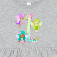 thumbnail image 4 of Inktastic Flower Fairies First Birthday Girls Baby Dress, 4 of 5