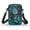 Skull and Butterfly Pattern, variant on HELLHERO Shoulder Bag Christmas Snowman Pattern 4.33"x1.97"x7.09" Women Adjustable Shoulder Strap Women for Daily Commute or Casual Outings with Zipper Closed
