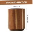 thumbnail image 3 of FURNIX Tableware Storage Box Natural Teak Wooden Kitchen Utensil Hooks - Utensils Holder Effortless Clean,Non-Stick Friendly,Durable Wooden Cooking Utensil Rack Store Spoon Rest 16.5X15Cm, 3 of 5