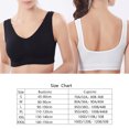 thumbnail image 2 of Toystoory Nuevo Sujetador deportivo suave para mujer, chaleco deportivo elástico cómodo para gimnasio y Yoga Uniforme atlético morado claro SG, 2 of 6
