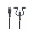 thumbnail image 2 of STARTECH Câble de Charge MULTI USB Robuste 3.3 Pieds (1M), USB vers LIGHTNING/MICRO-USB/, 2 of 9
