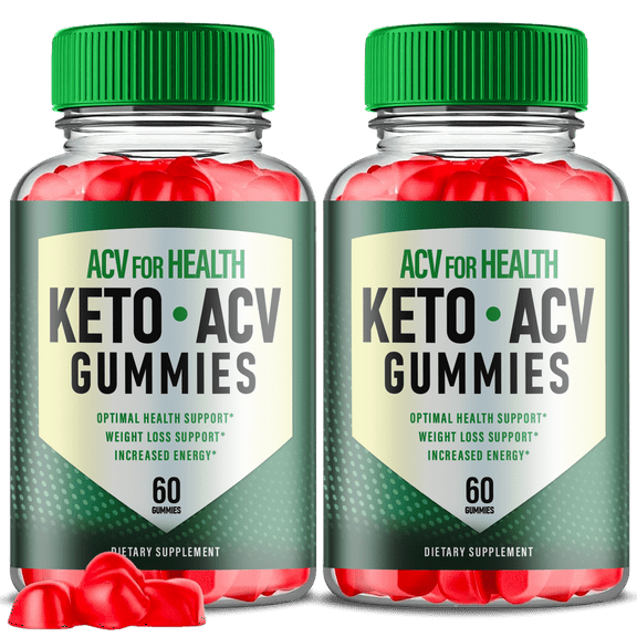 (2 Pack) ACV for Health Keto ACV Gummies - Energy & Focus Boosting Dietary Supplements for Weight Management & Metabolism - Fat Burn - 120 Gummies