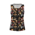 thumbnail image 4 of Easygdp Various Mushrooms Women's Workout Tank Top, Running Top, Hiking Shirt, Quick-Dry for Running, Yoga, Hiking - Medium, 4 of 9