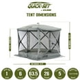 thumbnail image 5 of CLAM Quick Set Venture Canopy Shelter + CLAM Quick Set Screen (2 Pack), 5 of 12
