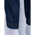 thumbnail image 5 of Womens Elastic Waist Pencil Stretch Denim Skinny Drawstring Jeans Pants Trousers, 5 of 5