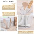 thumbnail image 4 of Kitchen Utensil Holder, Multifunctional Storage Rack Chopsticks Tube Drainer Basket Tableware Bucket Utensil Holder Chopsticks Tube Removable Drying Rack, 4 of 5