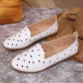 thumbnail image 6 of Xiaoxatg Women's Casual On Shoes Breathable Comfortable Flat Loafers for Daily Wear Ideal for Spring Summer Fall Walking Versatile Footwear for Any Occasion 8 White, 6 of 9