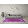 thumbnail image 3 of Ahgly Company Indoor Rectangle Persian Purple Traditional Area Rugs, 5' x 7', 3 of 4