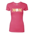 thumbnail image 2 of Wild Bobby, Mom Daisy Mother's Day Womens Slim Fit Junior Tee, Hot Pink, Large, 2 of 6