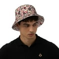 thumbnail image 5 of Vsdgher Guitar Skull rock Print Bucket Hat for Men&Women Bucket Hat Reversible Summer Double-Side-Wear Travel Gardening, Beach, Camping, Hiking, Fishing Cap, 5 of 5
