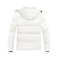 thumbnail image 2 of Wantdo Men's Winter Coat Recycled Winter Jacket Waterproof Hooded Puffer Jacket White S, 2 of 8