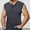 Navy, variant on Bcfgryg Men's Summer Fashion Sleeveless Wide Shoulder Back Center Collar Button Up Fitness Men's Work Vest