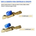thumbnail image 5 of Desconexión maestra de batería para interruptores de batería de motocicleta, aislador de desconexión rápida de aleación de zinc duradero y antideslizamiento (2 piezas), 5 of 5