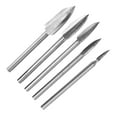 thumbnail image 3 of 5PCS/Set Wood Engraving Tool Milling Cutter Root Carving Tools for DIY Woodworking, 3 of 13