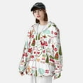 thumbnail image 5 of Gaeub Snowflakes Santa Claus Men's and Women's UPF 50+ Long-Sleeved Sun Protection Clothing, Fishing Shirt Long Sleeve Zip - Medium, 5 of 9