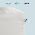 thumbnail image 6 of Sleep Zone Mattress Topper Twin XL Size, Extra Thick Fitted Mattress Pad for Back Pain, Plush and Support Mattress Cover, Deep Pockets Mattress Protector, Hotel Quality (White, Twin XL), 6 of 7