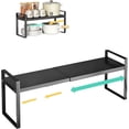 thumbnail image 1 of Organizador de Encimera Cocina,Estante de Gabinete Extensible 14.17"~25.19",Estante de Almacenamiento de Especias de Cocina,Estante de Despensa de Gabinete,para Cocina,Baño,Sala,Armario y Despensa, 1 of 7