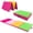 Green/Yellow/Pink, variant on SolaceHue 4'x10'x 2" Gymnastics Mat, 4-Panel Folding Aerobics Exercise Mat w/Hook & Loop Fastener, Carrying Handle, Portable Tumbling Mat for Stretching Yoga Cheerleading Martial Arts