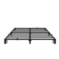 thumbnail image 2 of Base de Cama de Plataforma de Metal Resistente - Tamaño King, Perfil Bajo de 6 Pulgadas, Soporte de Listones de Acero, sin Ruido, No Se Necesita Box Spring, Fácil de Montar, Almacenamiento Debajo de, 2 of 23