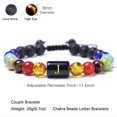 thumbnail image 5 of YYKihy Fashion Creative Seven-color Rainbow Seven Chakra Bracelet Adjustable Bracelet Yoga Bracelet, 5 of 8