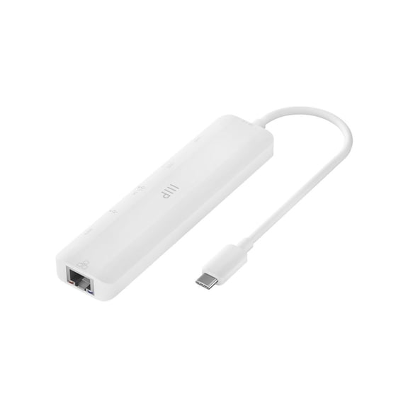 Monoprice 7-in-1 USB-C Multiport 4K HDMI Adapter, 4K@60Hz HDMI, Card Readers, Ethernet, and 100W Power Delivery, Compatible with MacBook Pro/Air 2020, Galaxy S21, iPad Pro 2020